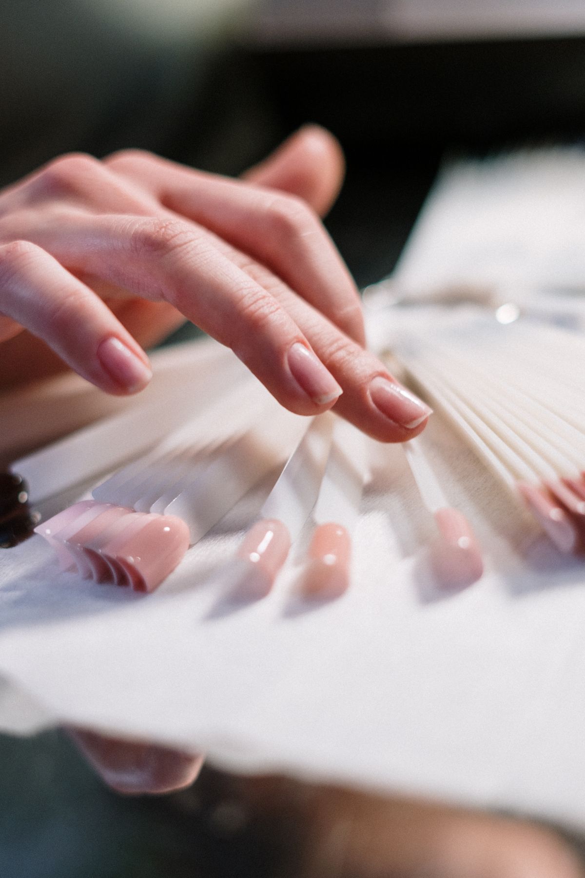 Nail tip and gel-x shade selection